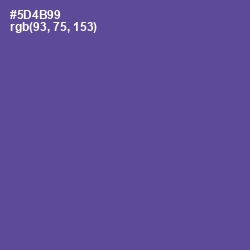 #5D4B99 - Victoria Color Image