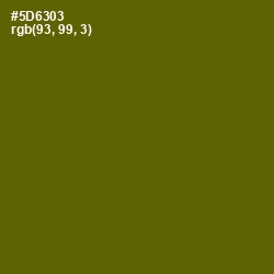 #5D6303 - Green Leaf Color Image