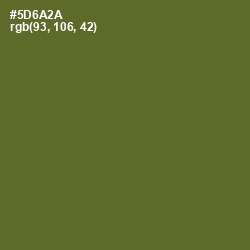 #5D6A2A - Chalet Green Color Image