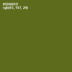 #5D6B1D - Green Leaf Color Image