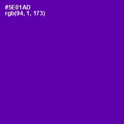 #5E01AD - Purple Color Image