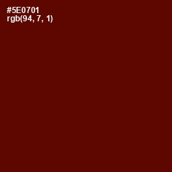 #5E0701 - Mahogany Color Image