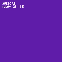 #5E1CA8 - Daisy Bush Color Image