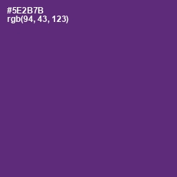 #5E2B7B - Honey Flower Color Image