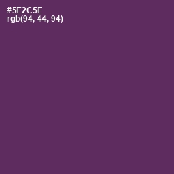 #5E2C5E - Voodoo Color Image