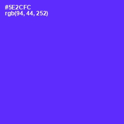 #5E2CFC - Purple Heart Color Image