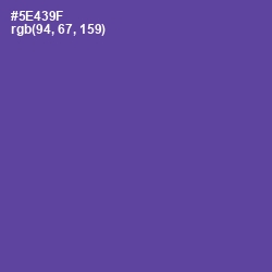 #5E439F - Victoria Color Image
