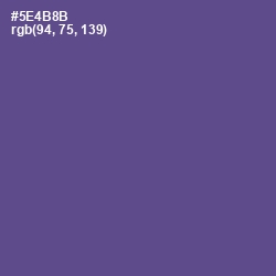 #5E4B8B - Victoria Color Image