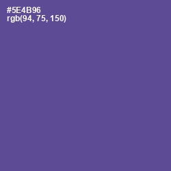 #5E4B96 - Victoria Color Image