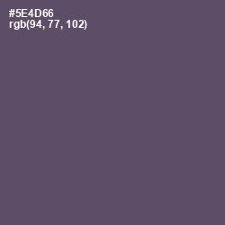#5E4D66 - Scarpa Flow Color Image