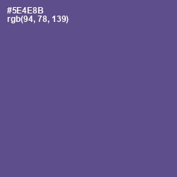 #5E4E8B - Victoria Color Image