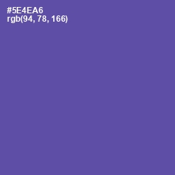 #5E4EA6 - Butterfly Bush Color Image