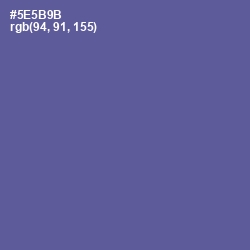 #5E5B9B - Victoria Color Image