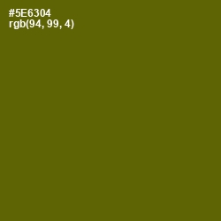 #5E6304 - Green Leaf Color Image