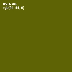 #5E6306 - Green Leaf Color Image