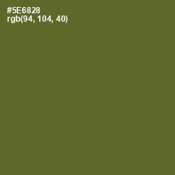 #5E6828 - Chalet Green Color Image