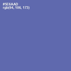 #5E6AAD - San Marino Color Image