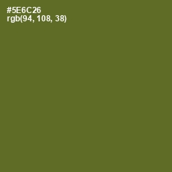 #5E6C26 - Chalet Green Color Image