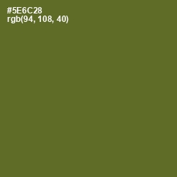 #5E6C28 - Chalet Green Color Image