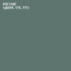 #5E746F - Como Color Image