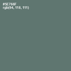 #5E766F - Como Color Image