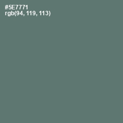 #5E7771 - Cutty Sark Color Image