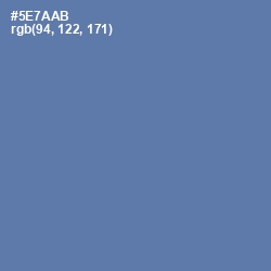 #5E7AAB - San Marino Color Image