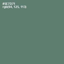 #5E7D71 - Cutty Sark Color Image