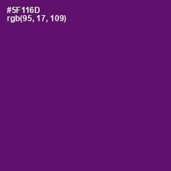 #5F116D - Honey Flower Color Image