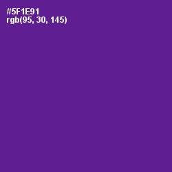 #5F1E91 - Pigment Indigo Color Image