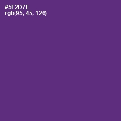 #5F2D7E - Honey Flower Color Image