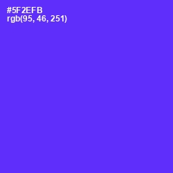 #5F2EFB - Purple Heart Color Image
