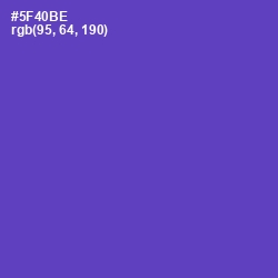 #5F40BE - Blue Violet Color Image