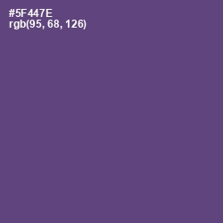 #5F447E - Comet Color Image