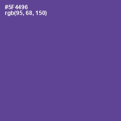 #5F4496 - Victoria Color Image