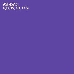 #5F45A3 - Butterfly Bush Color Image