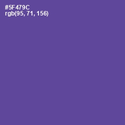 #5F479C - Victoria Color Image