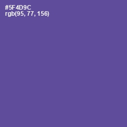 #5F4D9C - Victoria Color Image