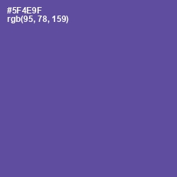 #5F4E9F - Victoria Color Image
