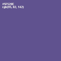 #5F528E - Victoria Color Image