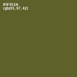 #5F612A - Chalet Green Color Image