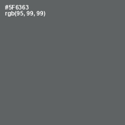 #5F6363 - Shuttle Gray Color Image