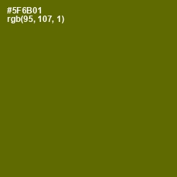 #5F6B01 - Green Leaf Color Image