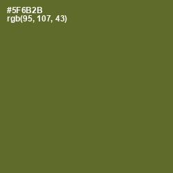 #5F6B2B - Chalet Green Color Image