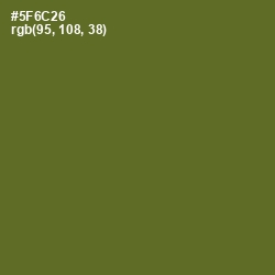 #5F6C26 - Chalet Green Color Image