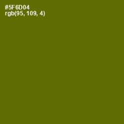 #5F6D04 - Green Leaf Color Image