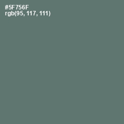 #5F756F - Como Color Image