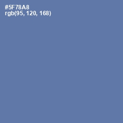 #5F78A8 - San Marino Color Image