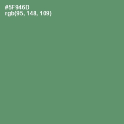 #5F946D - Spring Leaves Color Image