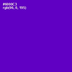 #6000C3 - Purple Heart Color Image